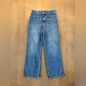 J. Crew wide leg full length jeans - size 27